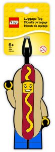 etiqueta de equipaje del vendedor de perritos calientes lego 5005582