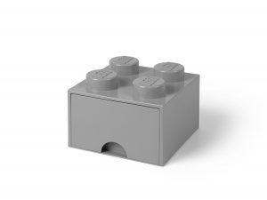 ladrillo de almacenamiento con cajon gris piedra medio de 4 espigas lego 5005713
