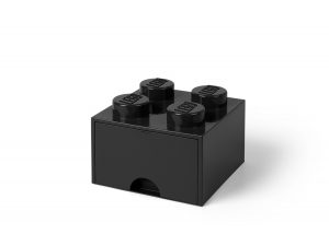 ladrillo de almacenamiento con cajon negro de 4 espigas lego 5005711