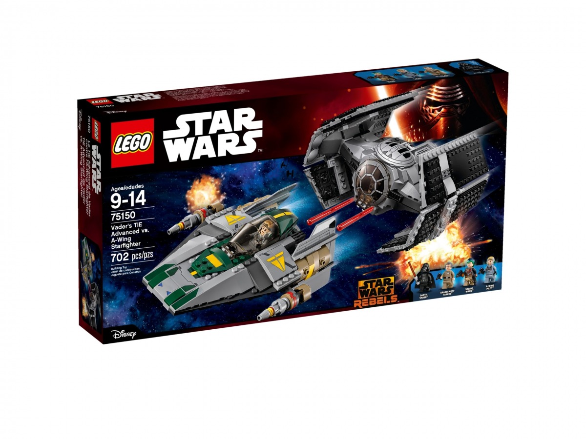 lego 75150 tie advanced de vader vs a wing starfighter scaled