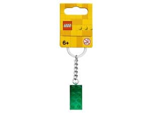 lego 854083 llavero verde metalico 2x4