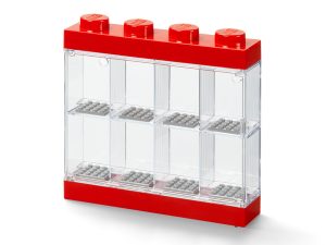 lego 5006151 expositor para 8 minifiguras rojo