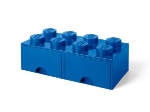 lego 5006132 ladrillo de 8 espigas con cajon azul