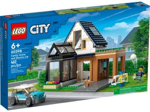 family house and electric car 60398