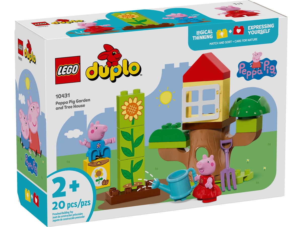 peppa pig garden and tree house 10431